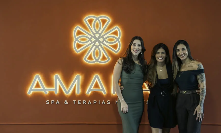 Amigas na inauguração da Amarás Spa
